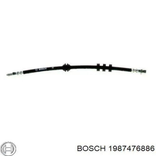 1987476886 Bosch шланг гальмівний передній