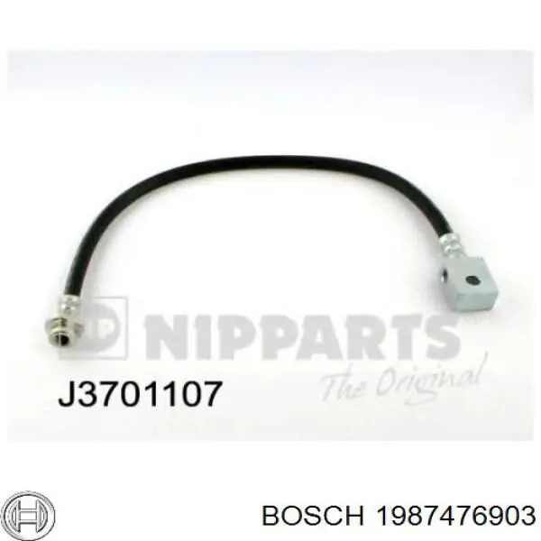 Шланг гальмівний задній Bosch 1987476903 ціна, від 12.32 USD