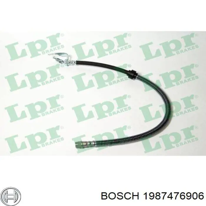 1987476906 Bosch Гнучка гальмівна трубка передня
