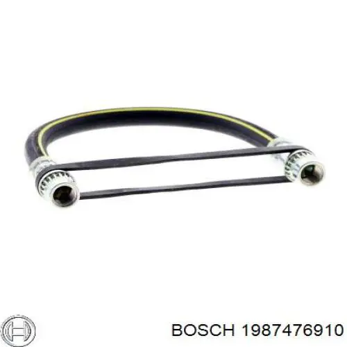 1987476910 Bosch Шланг гальмівний задній