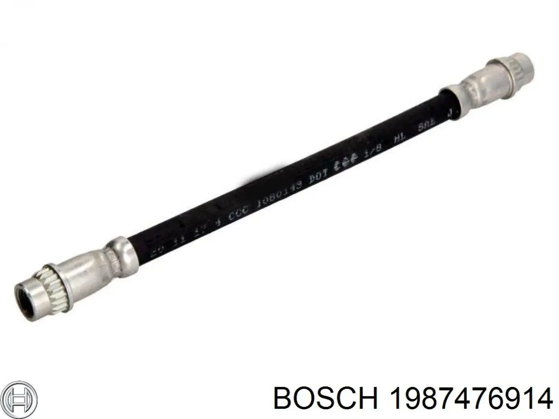 Купити 1987476914 Bosch Шланг гальмівний задній