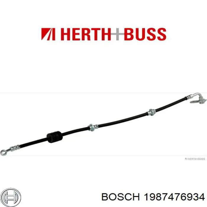 Шланг гальмівний передній, лівий Kamoka 1170010 ціна, від 20.23 USD
