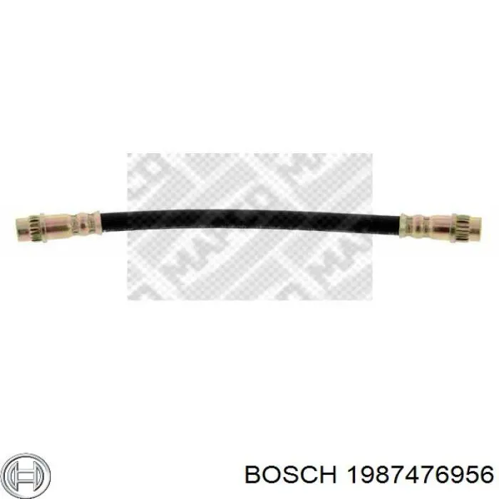 Купити 1987476956 Bosch Шланг гальмівний задній