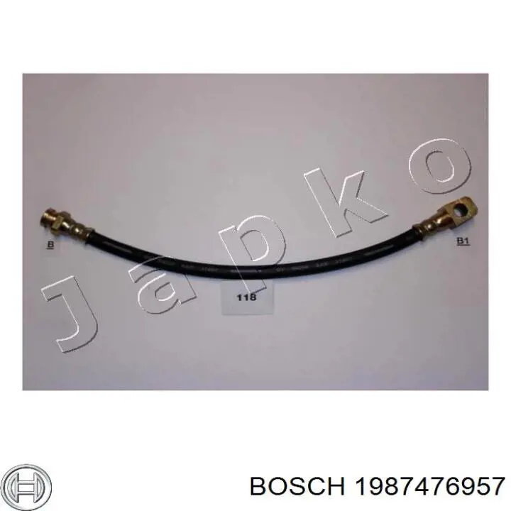 1987476957 Bosch шланг гальмівний передній