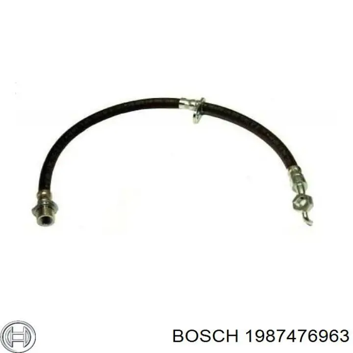 Шланг гальмівний передній, правий Bosch 1987476963 ціна, від 6.33 USD