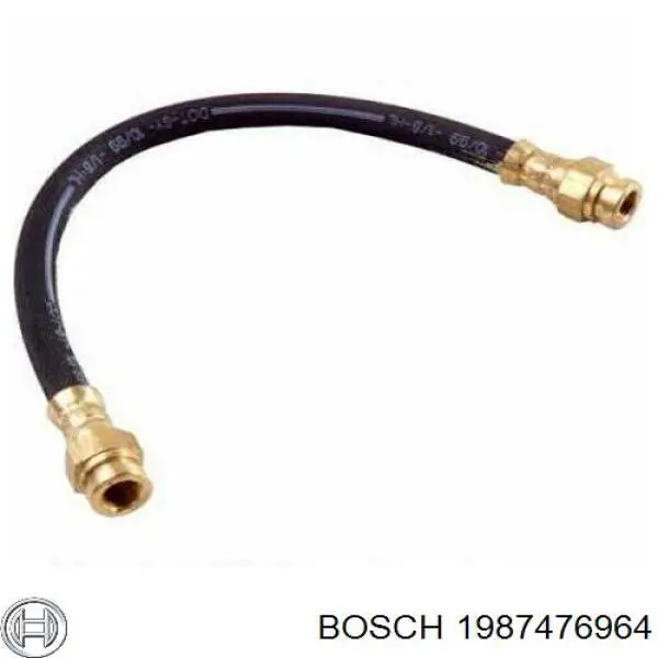 1987476964 Bosch Шланг гальмівний задній