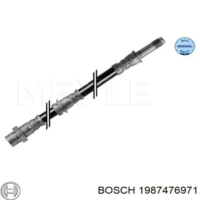 1987476971 Bosch Шланг гальмівний задній