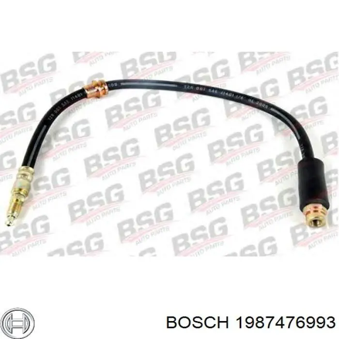 1987476993 Bosch Гнучка гальмівна трубка передня