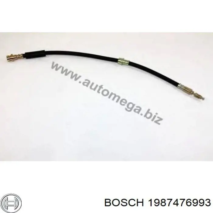 Шланг гальмівний передній Bosch 1987476993 ціна, від 15.54 USD