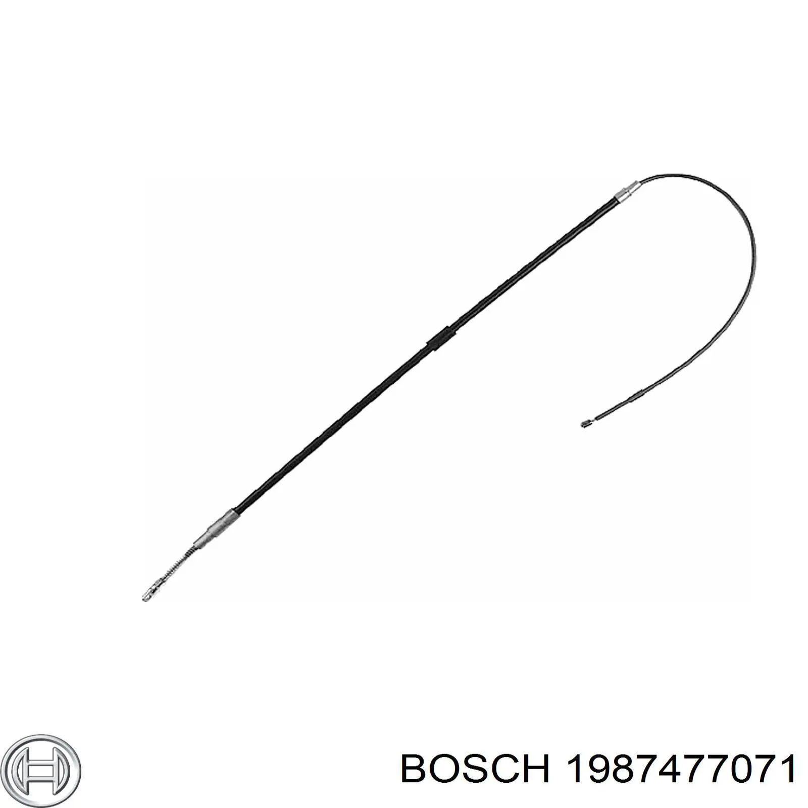 Трос ручного гальма задній, правий/лівий 1987477071 Bosch