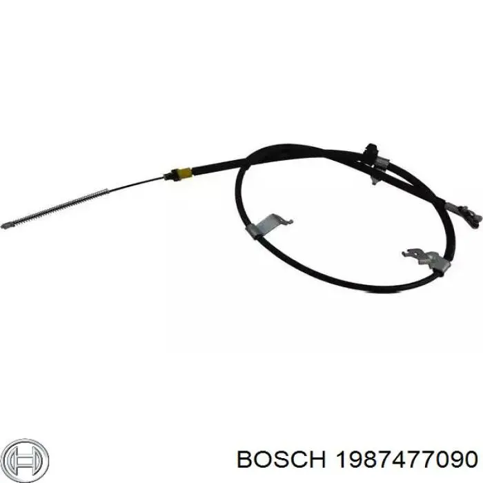 1987477090 Bosch Трос стоянкового гальма задній правий
