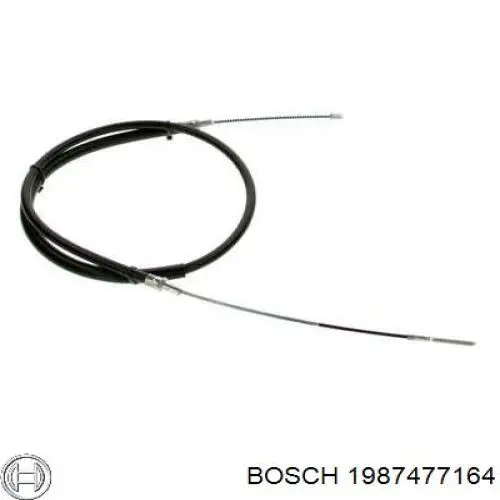 Трос ручного гальма задній, правий/лівий Bosch 1987477164 ціна, від 6.08 USD