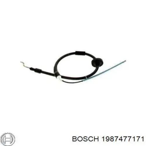 1987477171 Bosch трос ручного гальма задній, правий/лівий