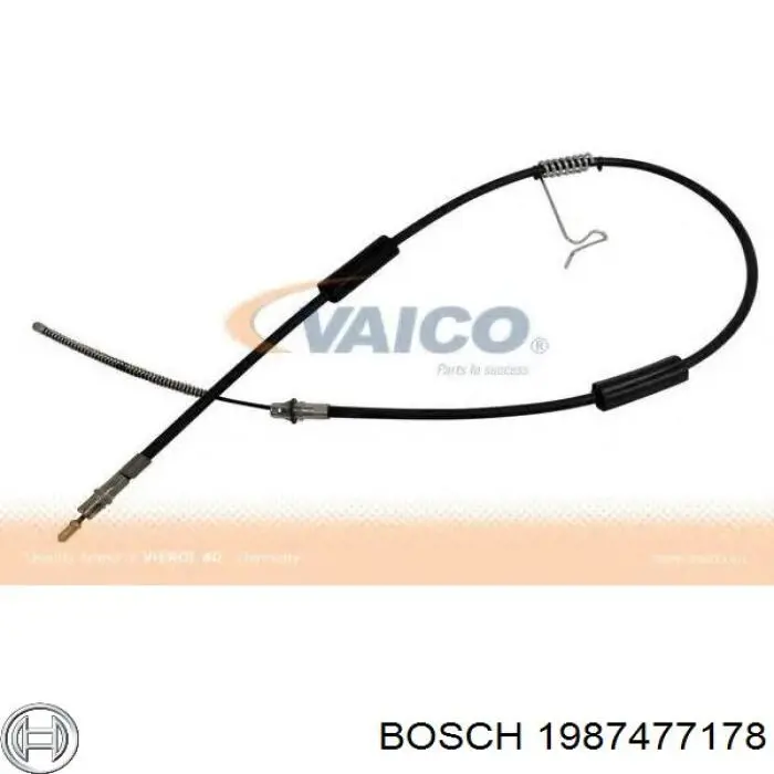 1987477178 Bosch Трос ручника задній лівий