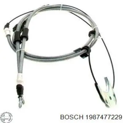 Трос ручного гальма задній, правий/лівий 1987477229 Bosch