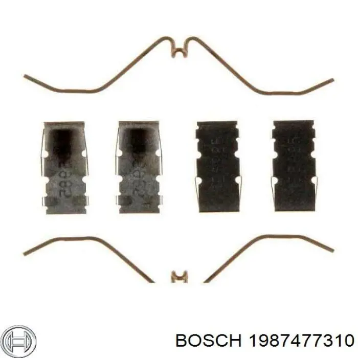 Купити 1987477310 Bosch Трос ручного гальма задній, правий