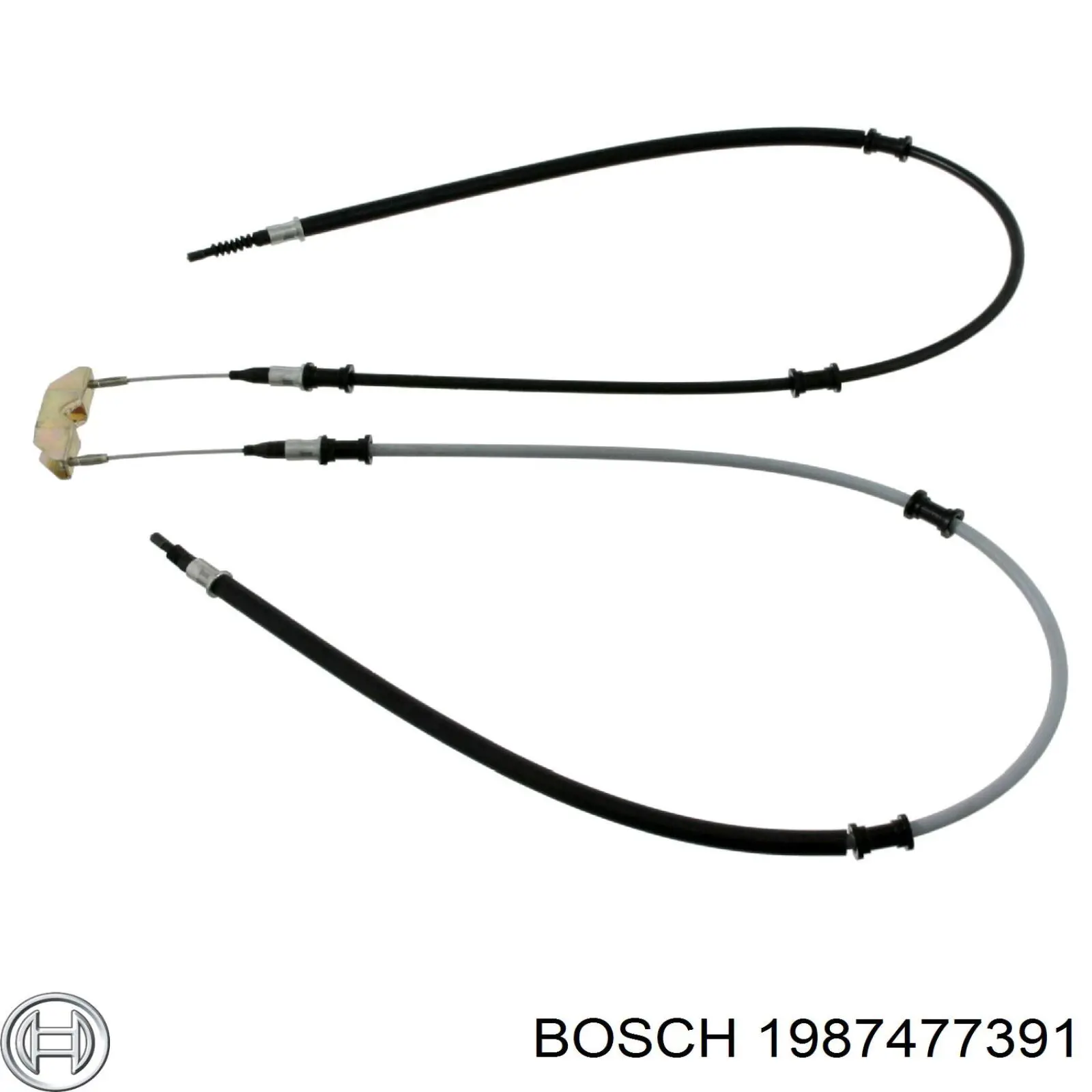 Трос ручного гальма задній, правий/лівий 1987477391 Bosch