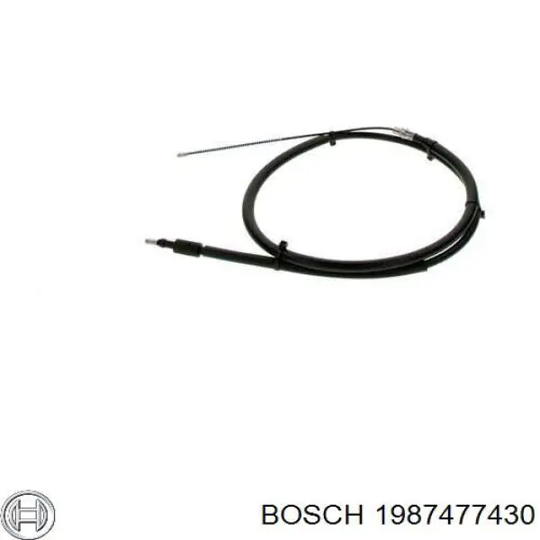 1987477430 Bosch трос ручного гальма задній, правий