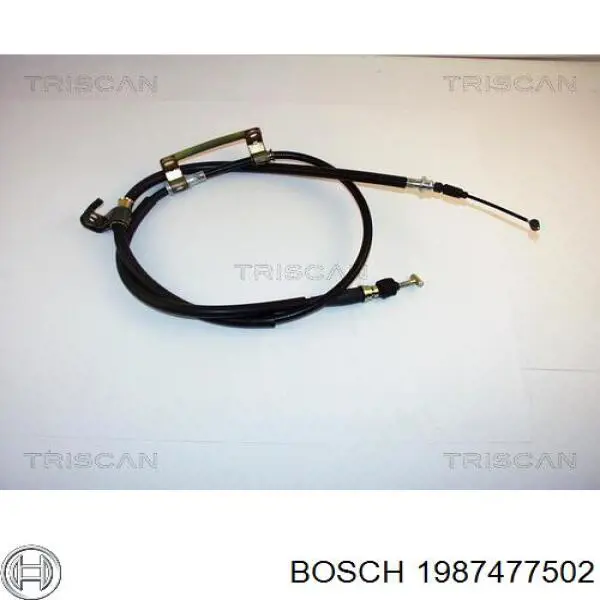 1987477502 Bosch Трос ручника задній лівий