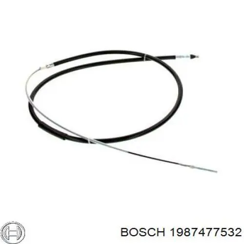 Трос ручного гальма задній, правий 1987477532 Bosch