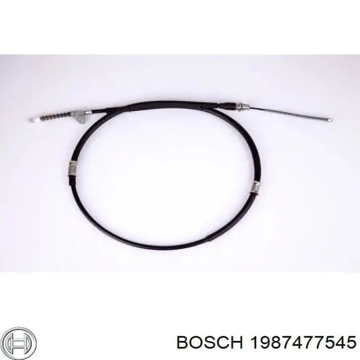 Трос ручного гальма задній, лівий 1987477545 Bosch