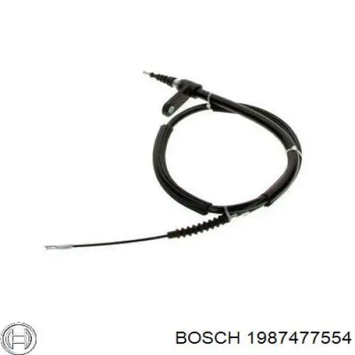 Купити 1987477554 Bosch Трос ручного гальма задній, правий
