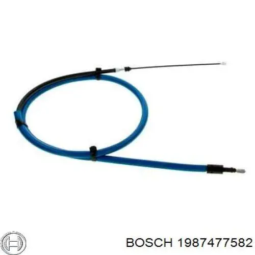 Трос ручного гальма задній, лівий 1987477582 Bosch