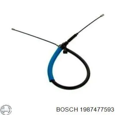 Трос ручного гальма задній, лівий Bosch 1987477593