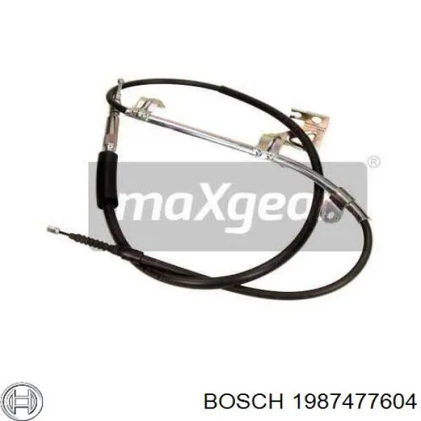 Купити 1987477604 Bosch Трос ручного гальма задній, правий