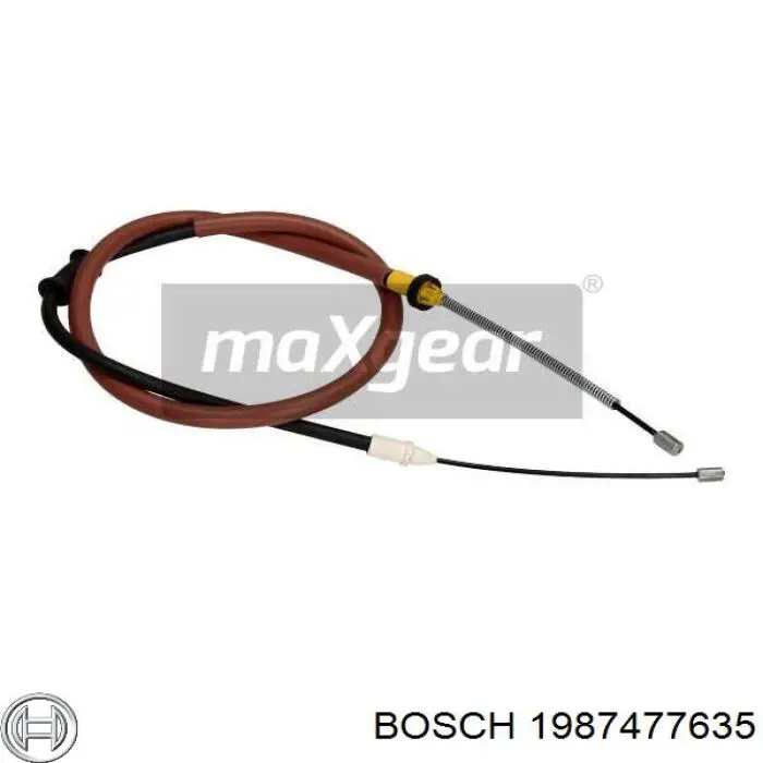 Трос ручника задній правий Bosch 1987477635