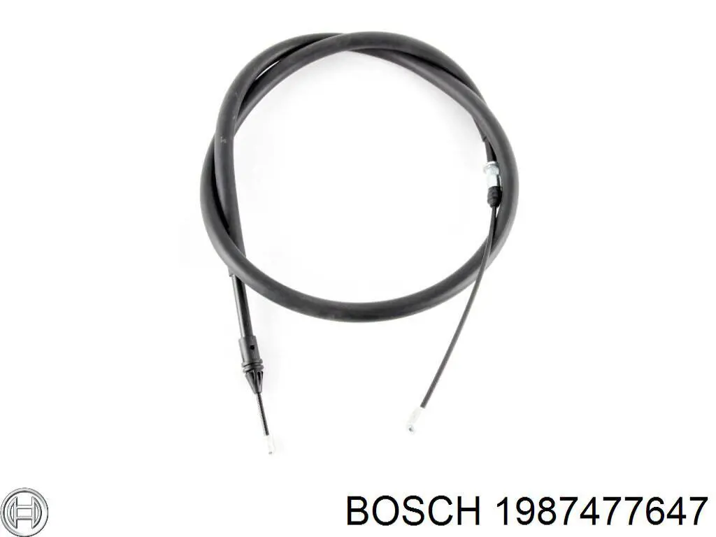 Трос ручного гальма задній, правий 1987477647 Bosch