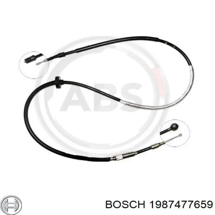Гальмо стоянкове Bosch 1987477659