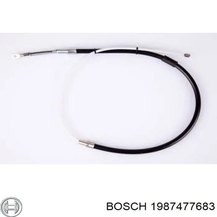 Купити 1987477683 Bosch Трос ручного гальма задній, правий