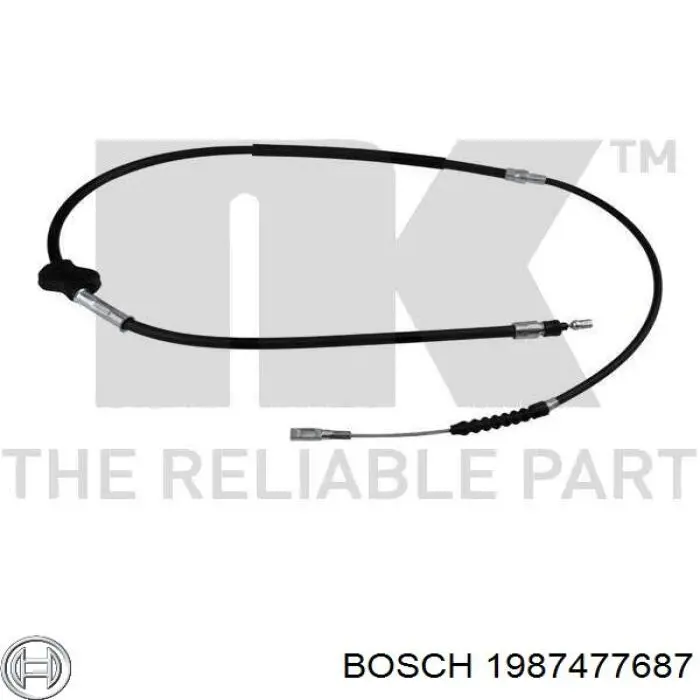 Гальмо стоянкове Bosch 1987477687