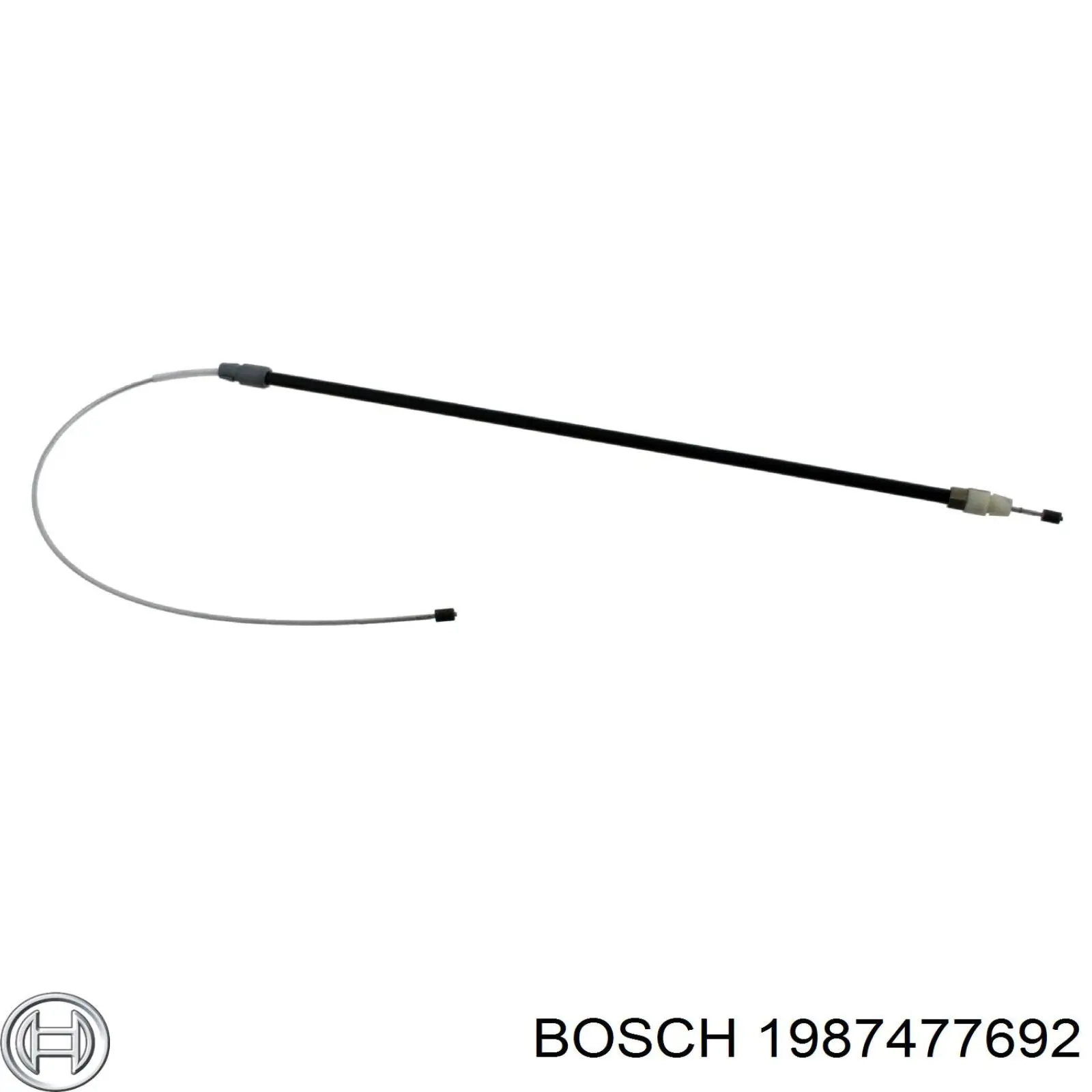 Трос ручного гальма задній, лівий 1987477692 Bosch