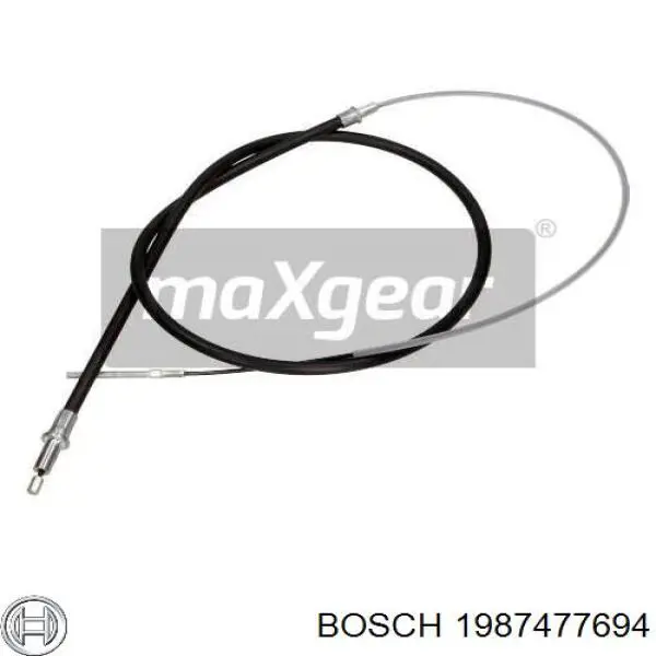 Трос ручного гальма задній, правий 1987477694 Bosch