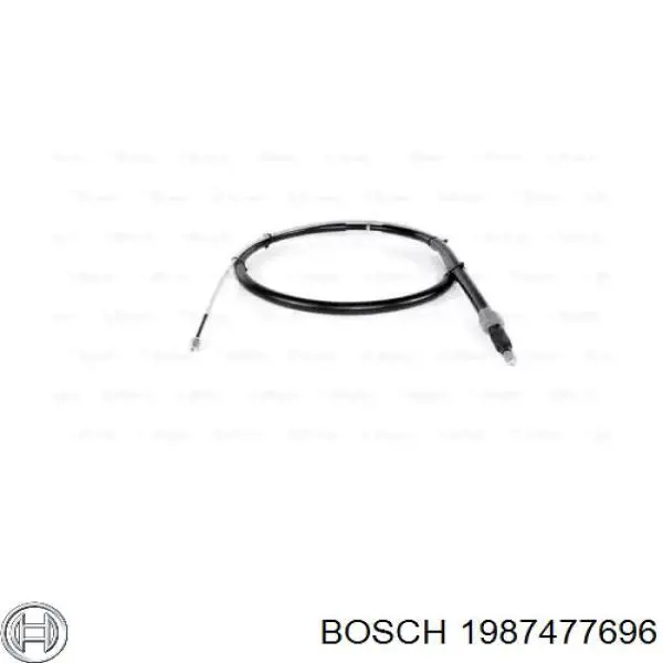 Трос ручного гальма задній, правий/лівий Bosch 1987477696 ціна, від 9.54 USD