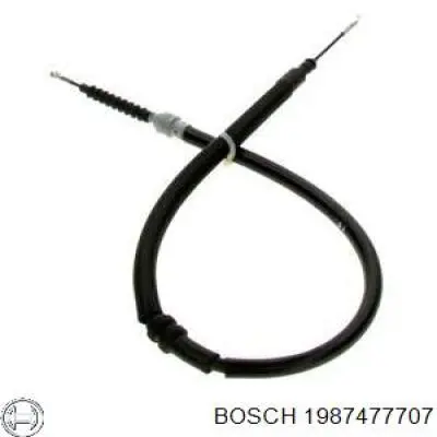 Трос ручного гальма задній, правий/лівий Bosch 1987477707 ціна, від 10.48 USD