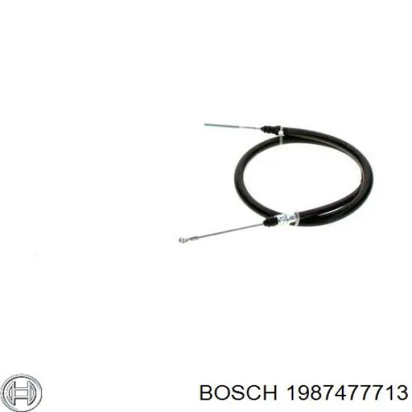 Трос стоянкового гальма задній лівий Bosch 1987477713 ціна, від 10.06 USD