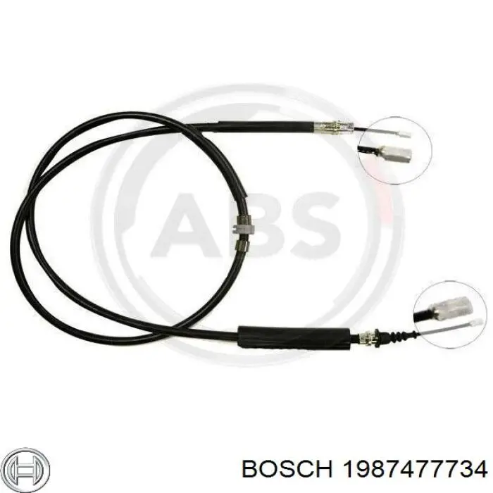 Гальмо стоянкове Bosch 1987477734