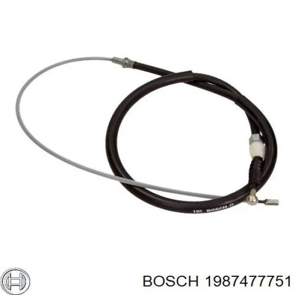 Трос ручного гальма задній, правий/лівий Bosch 1987477751 ціна, від 18.33 USD
