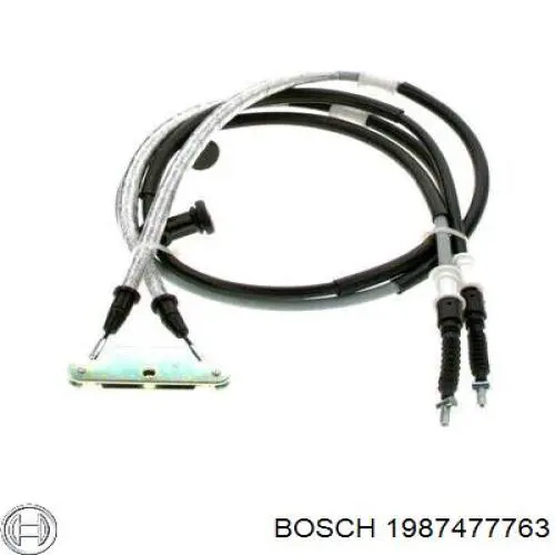 1987477763 Bosch трос ручного гальма задній, правий/лівий