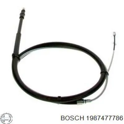 Купити 1987477786 Bosch Трос ручного гальма задній, правий/лівий