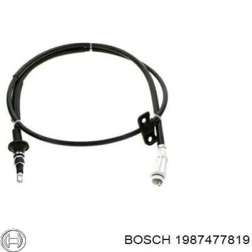 Купити 1987477819 Bosch Трос ручного гальма задній, правий/лівий