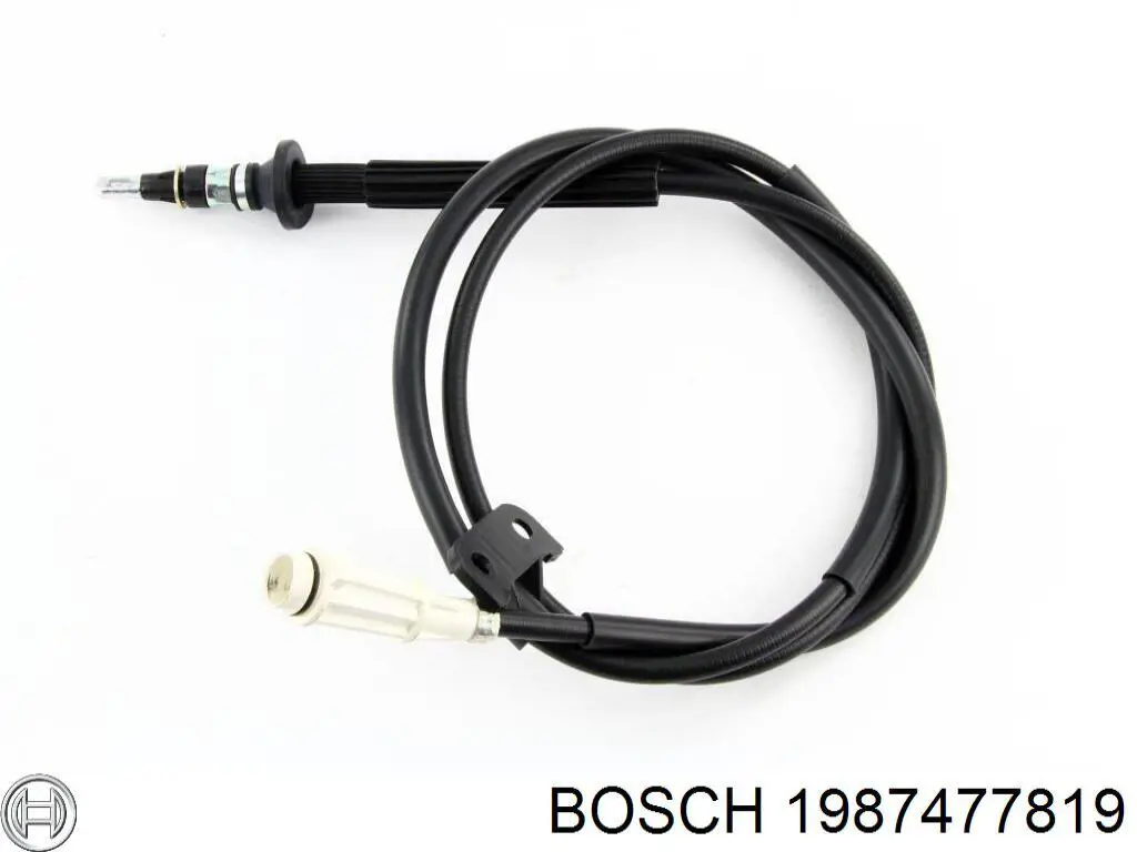 1987477819 Bosch Трос ручного гальма задній, правий/лівий