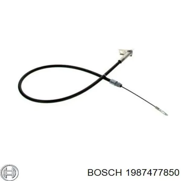 Купити 1987477850 Bosch Трос ручного гальма задній, правий