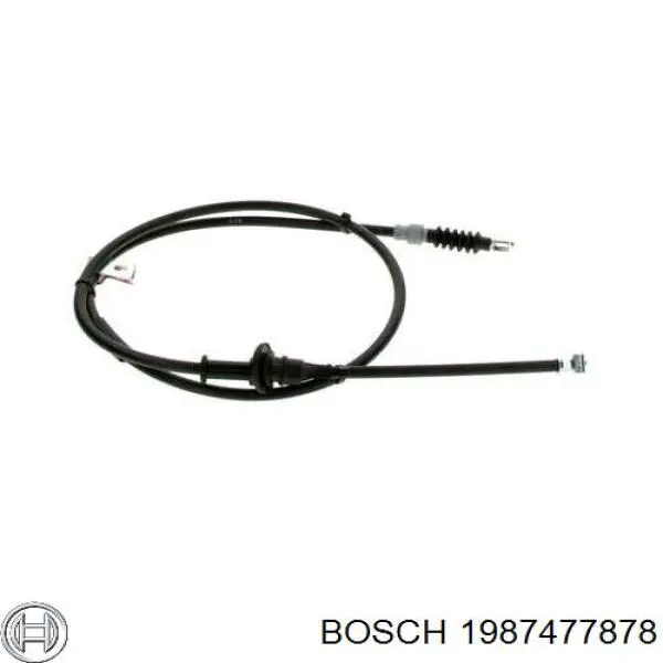 1987477878 Bosch трос ручного гальма задній, правий
