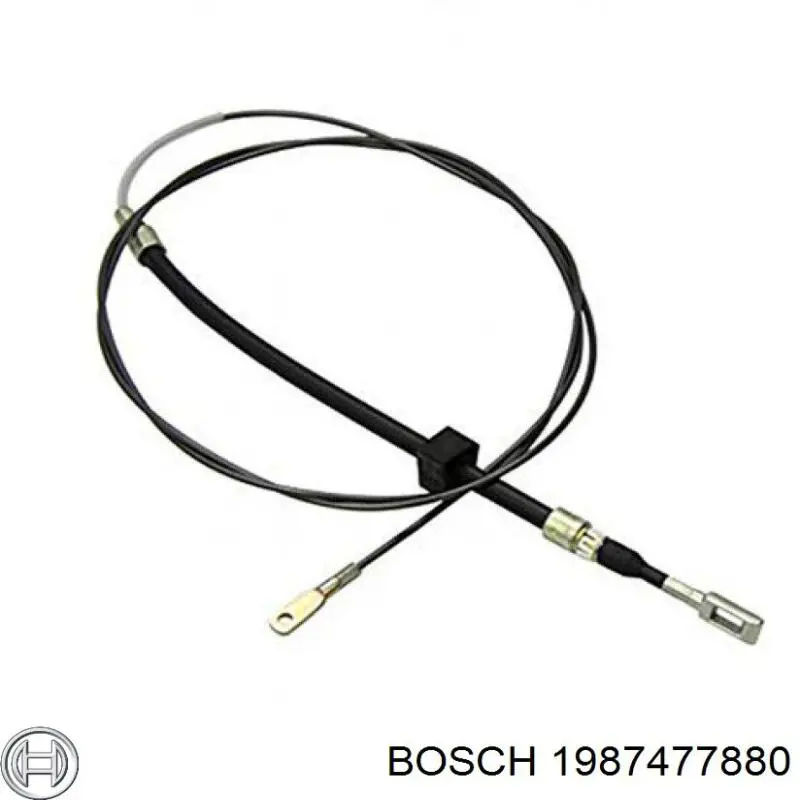 1987477880 Bosch трос ручного гальма передній