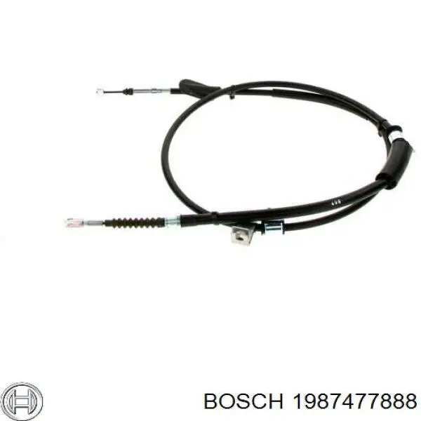 Трос ручника задній правий Bosch 1987477888