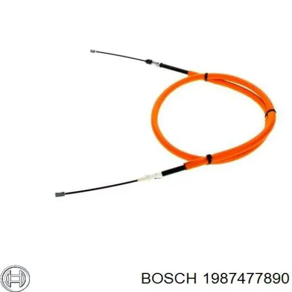 Трос ручного гальма задній, лівий 1987477890 Bosch